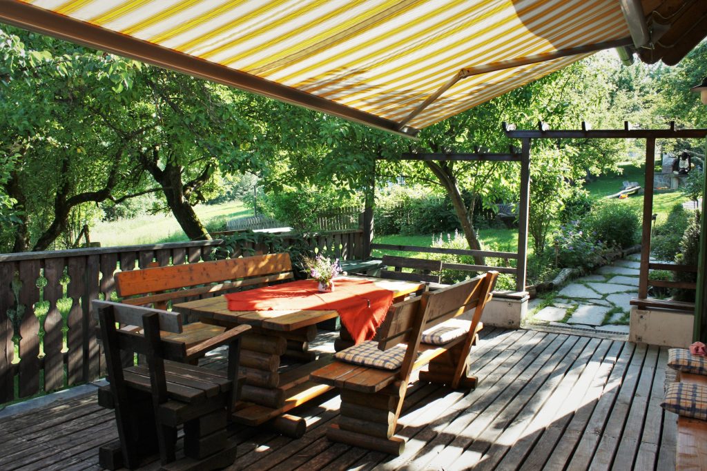 Sunnseitn Terrasse Altes Gehöft am Lormanberg