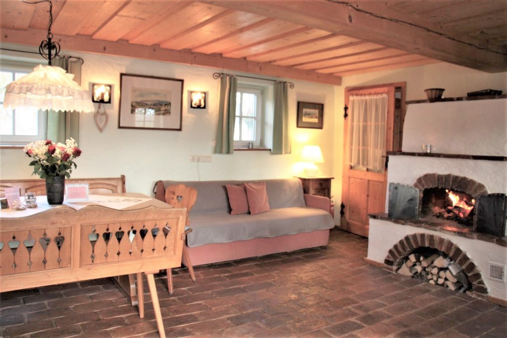 Kaminstube Sunnseitn im Winzerhaus Altes Gehöft am Lormanberg